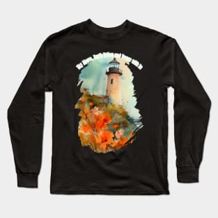 sky above, earth below and peace with in Long Sleeve T-Shirt